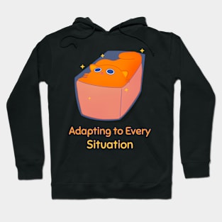 Adapting To Every Situation Funny Cute Cat Lover Hoodie